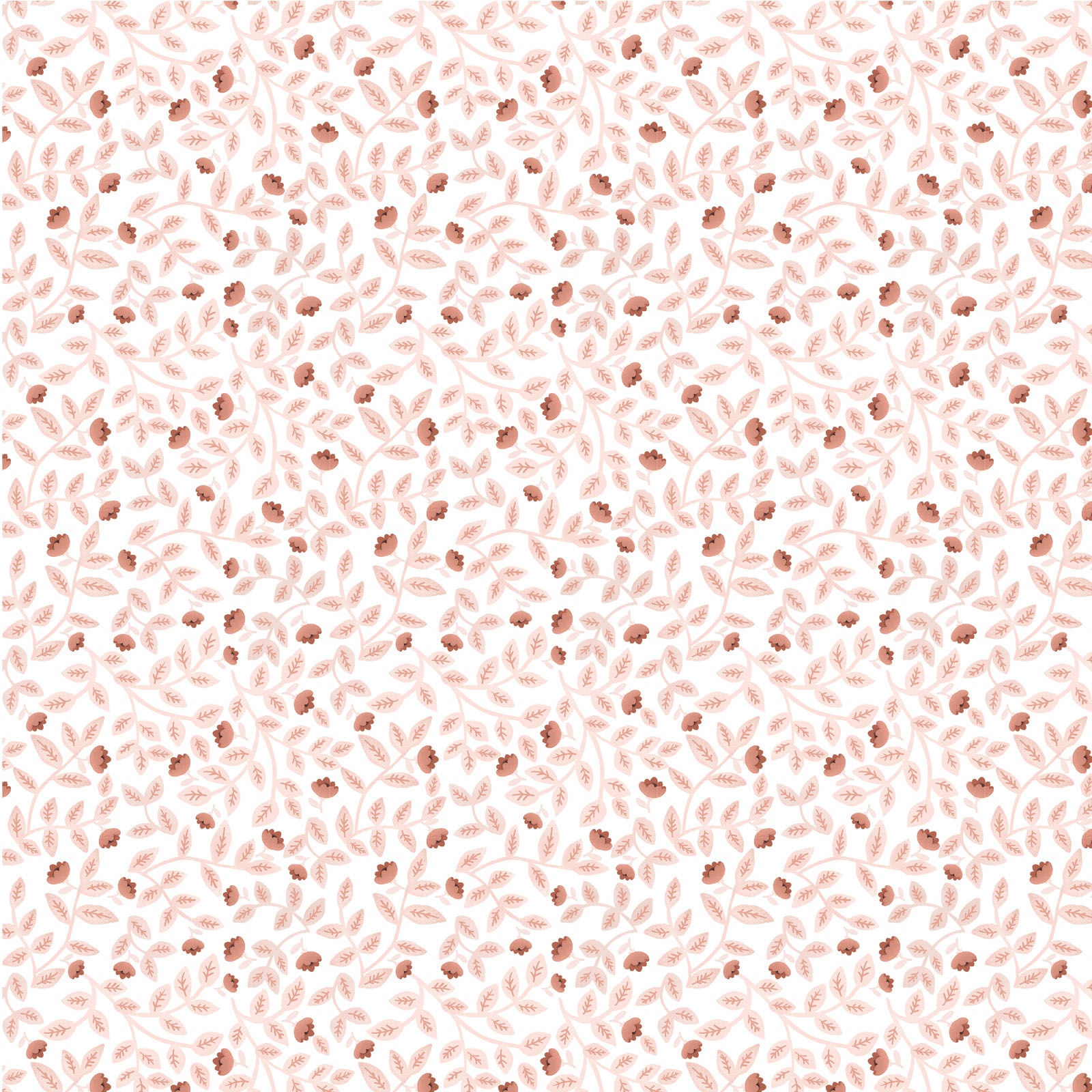 Goose Creek Garden | Meadow Leaves White by Michal Marko for Poppie Cotto