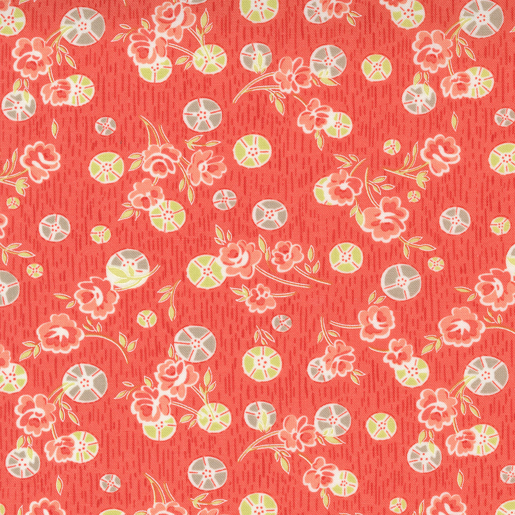 Strawberries and Rhubarb | Strawberry Summer Posies by Fig Tree for Moda