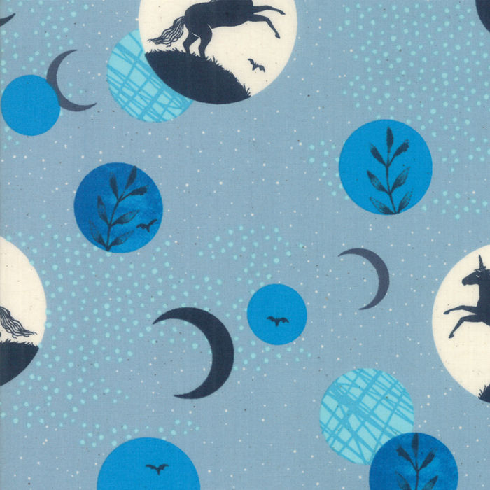 Crescent Soft Blue By Sarah Watts
