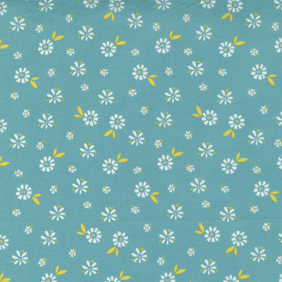 Seashore Drive | Teal Blossom By Sherri and Chelsi For Moda Fabrics