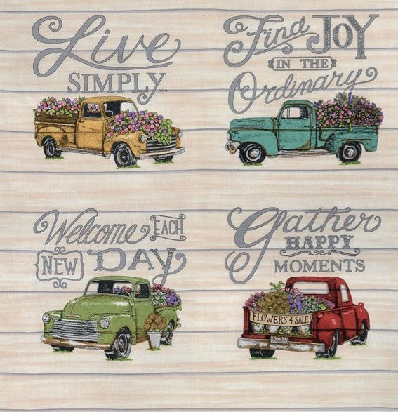 Thumbnail: Cultivate Kindness Tan Panel  by Deb Strain