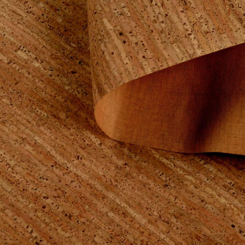 Thumbnail: Cork Fabric 25" Wide Natural by Belagio