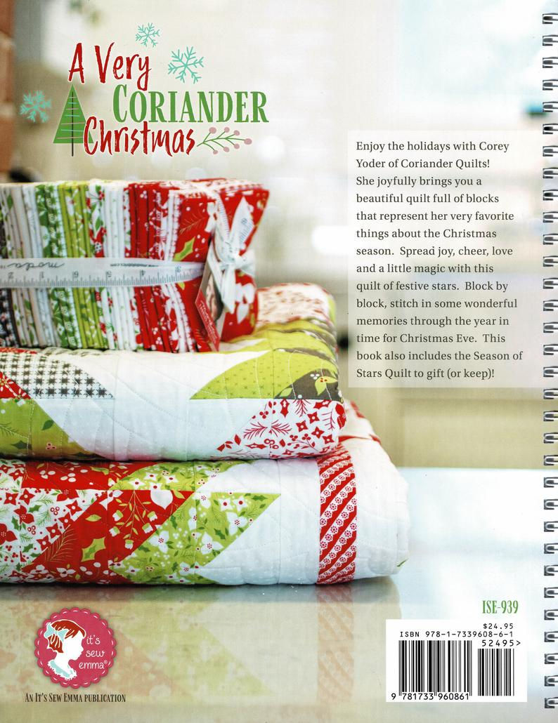 Thumbnail: A Very Coriander Christmas BOM Quilt Book Featuring Holliberry By Corey Yoder