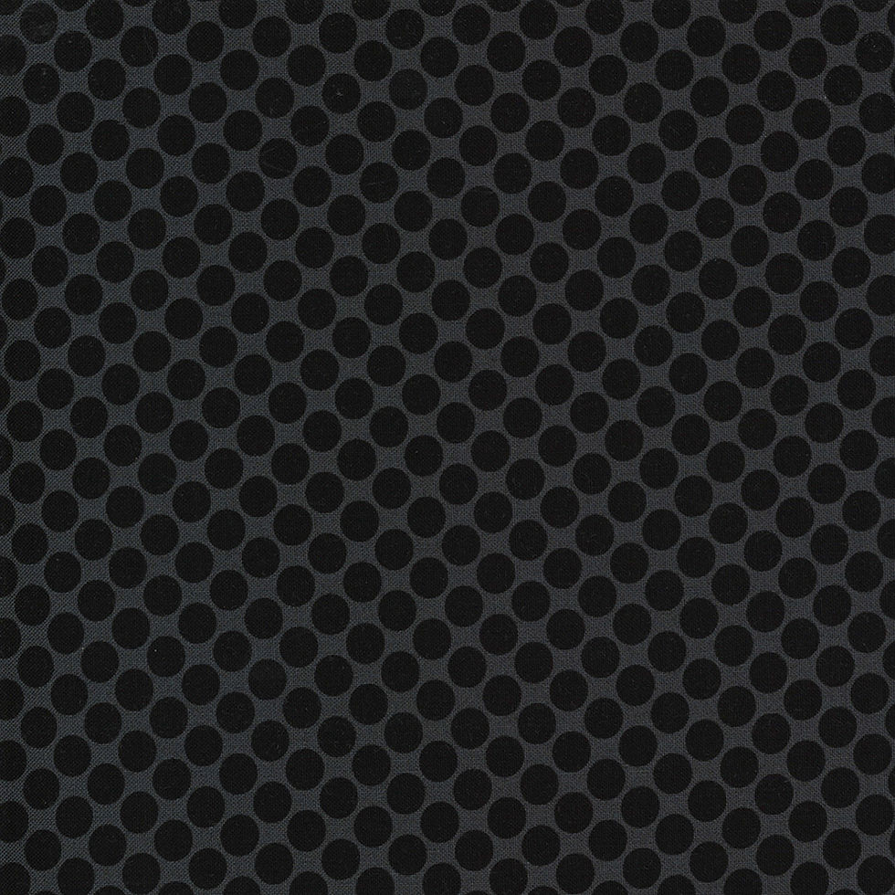 Kitty Corn | Midnight Polk Dot By Urban Chiks for Moda Fabrics