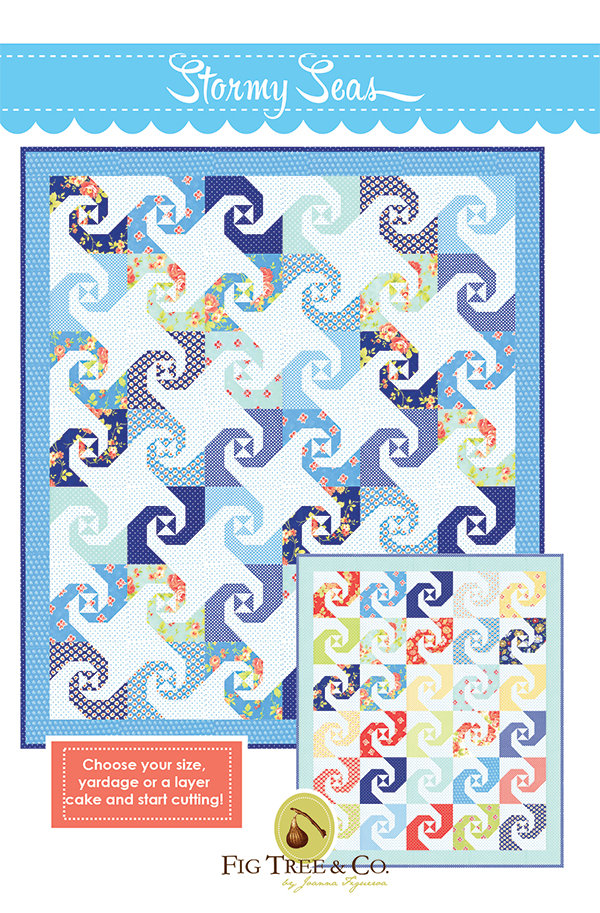 Stormy Seas Quilt Pattern by Fig Tree Quilts