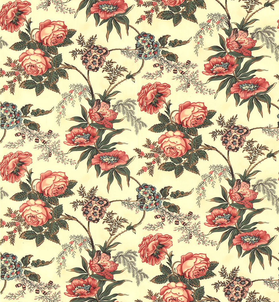 Thumbnail: Kates Garden Gate Jelly Roll By Betsy Chutchian For Moda Fabrics
