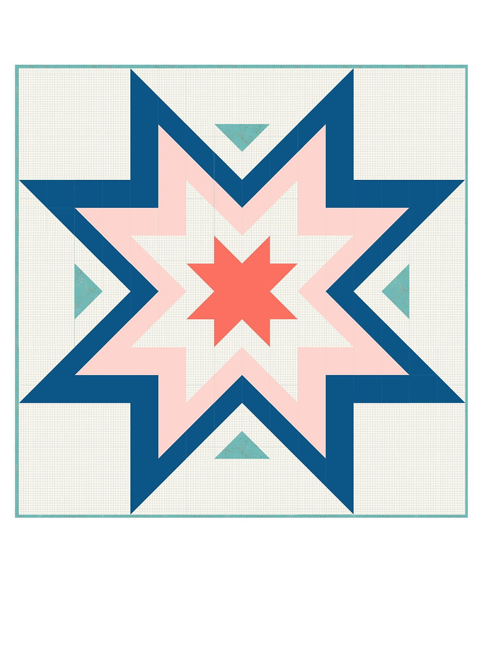 Thumbnail: Expanding Stars Quilt Pattern by Emily of Quilty Love