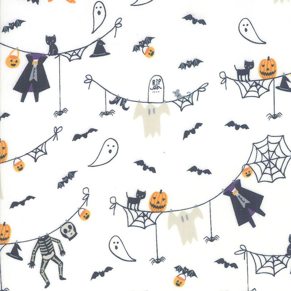 Thumbnail: Ghouls And Goodies Jelly Roll By Stacy Iest Hsu For Moda Fabrics