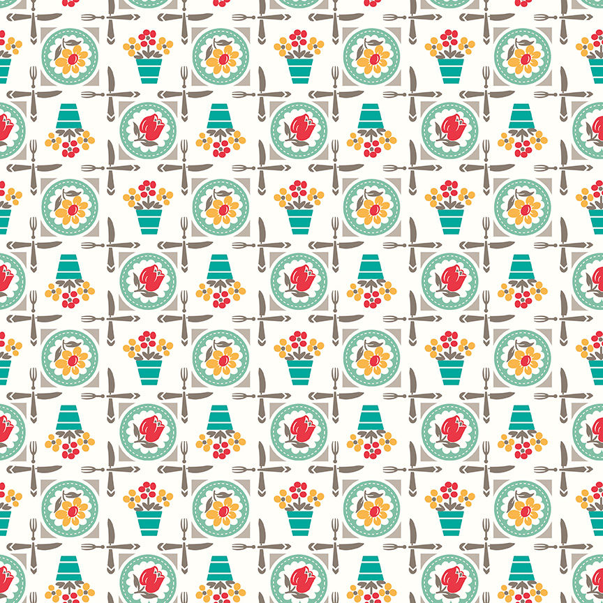 Thumbnail: Cook Book Jelly Roll By Lori Holt For Riley Blake Designs