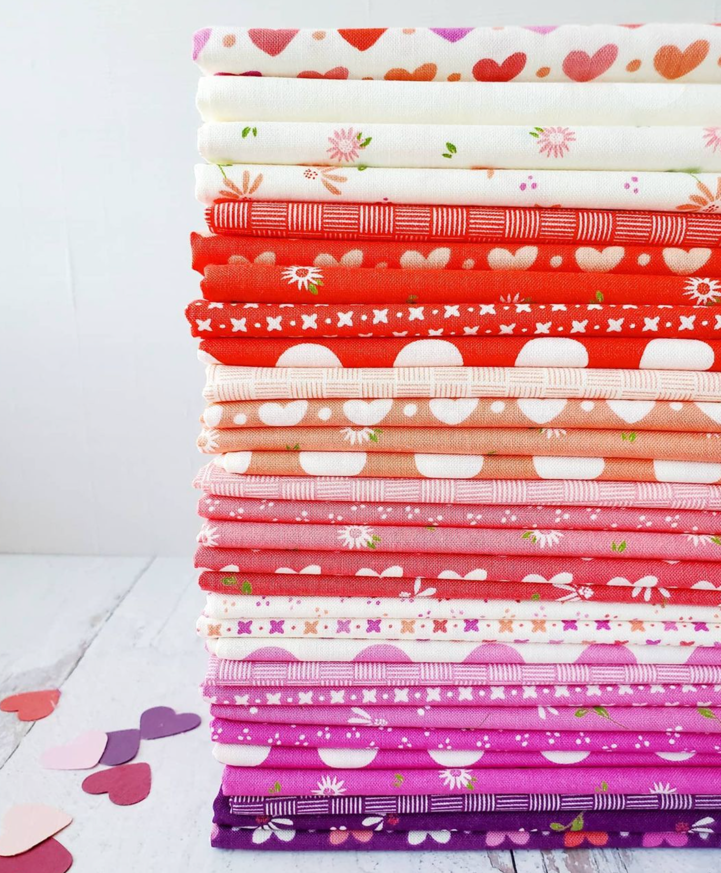 Sincerely Yours Fat Eighth Bundle By Sherri and Chelsi For Moda