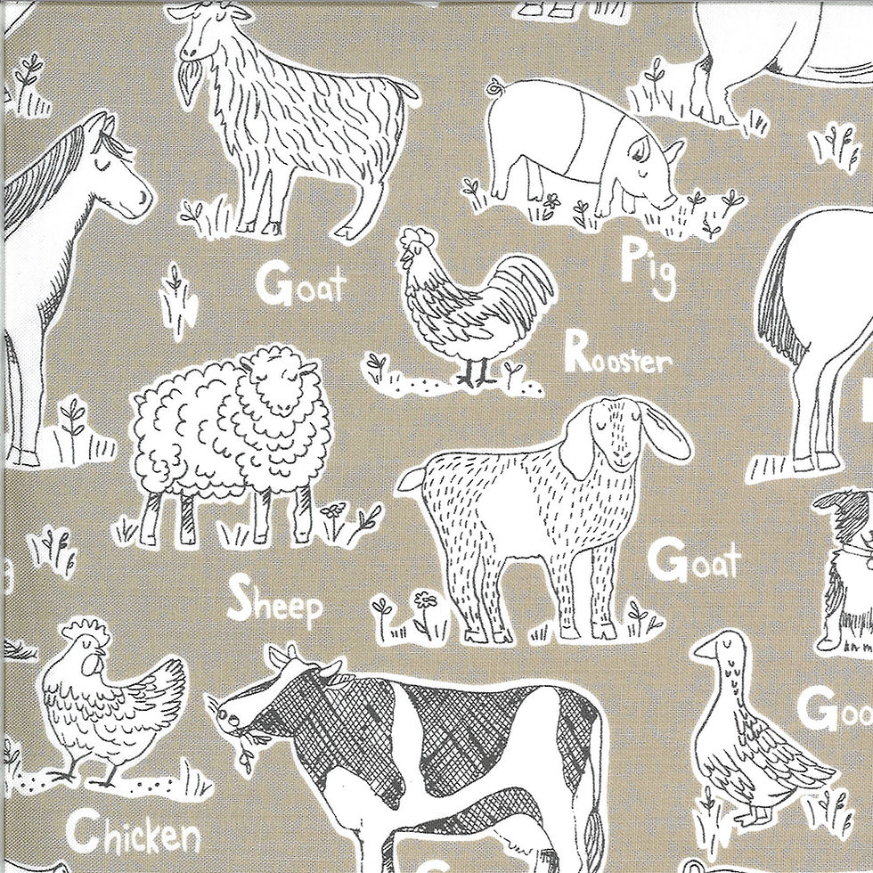 Thumbnail: On the Farm Charm Pack by Stacy Iest Hsu for Moda Fabrics