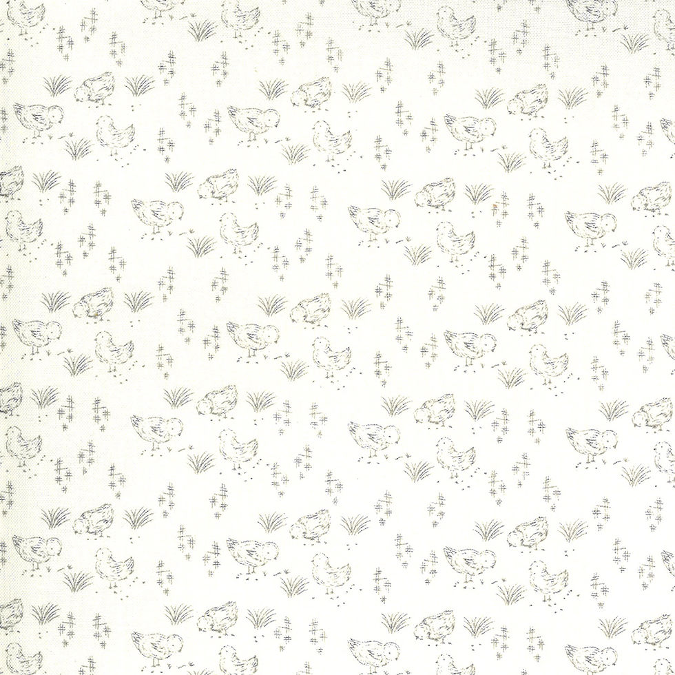 Break Of Day | Ivory and Charcoal Here Chick-Chick by Sweetfire Road for Moda