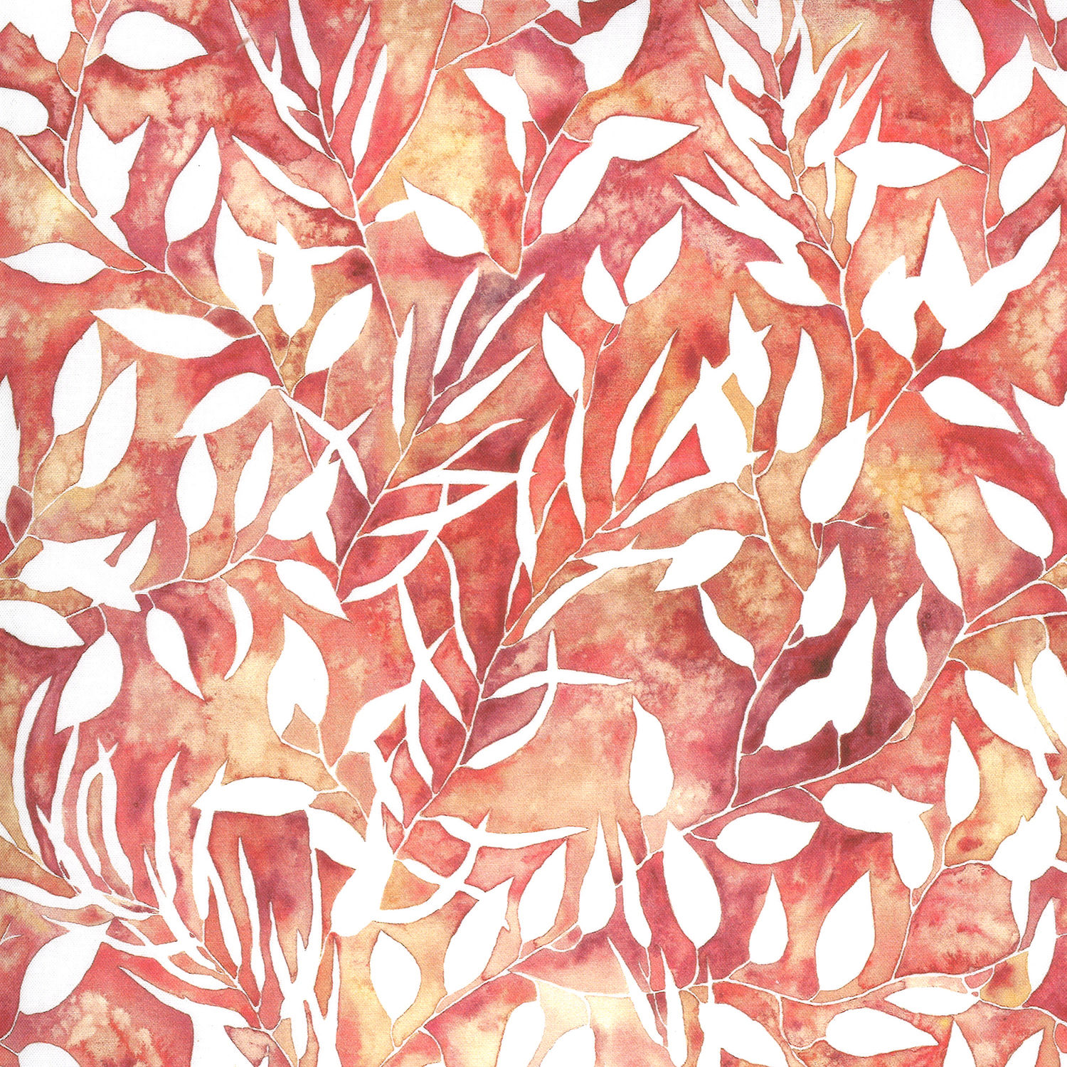 Sunshine Soul | Joyful Vine Leaves Golden Peach By Create Joy Project for Moda