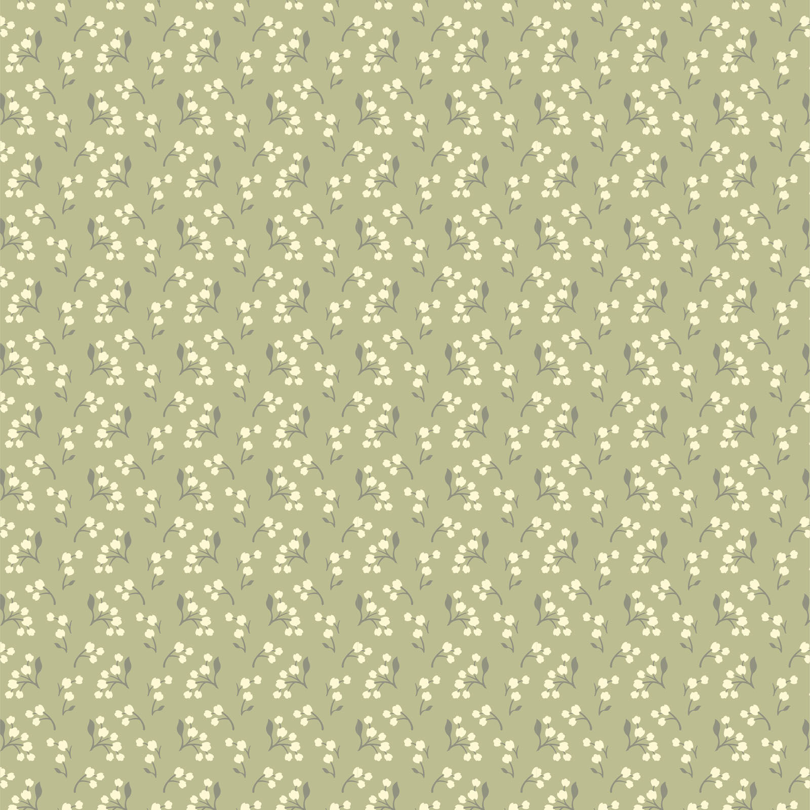 Songbird Serenade | Bittersweet Green By Sheri McCulley for Poppie Cotton