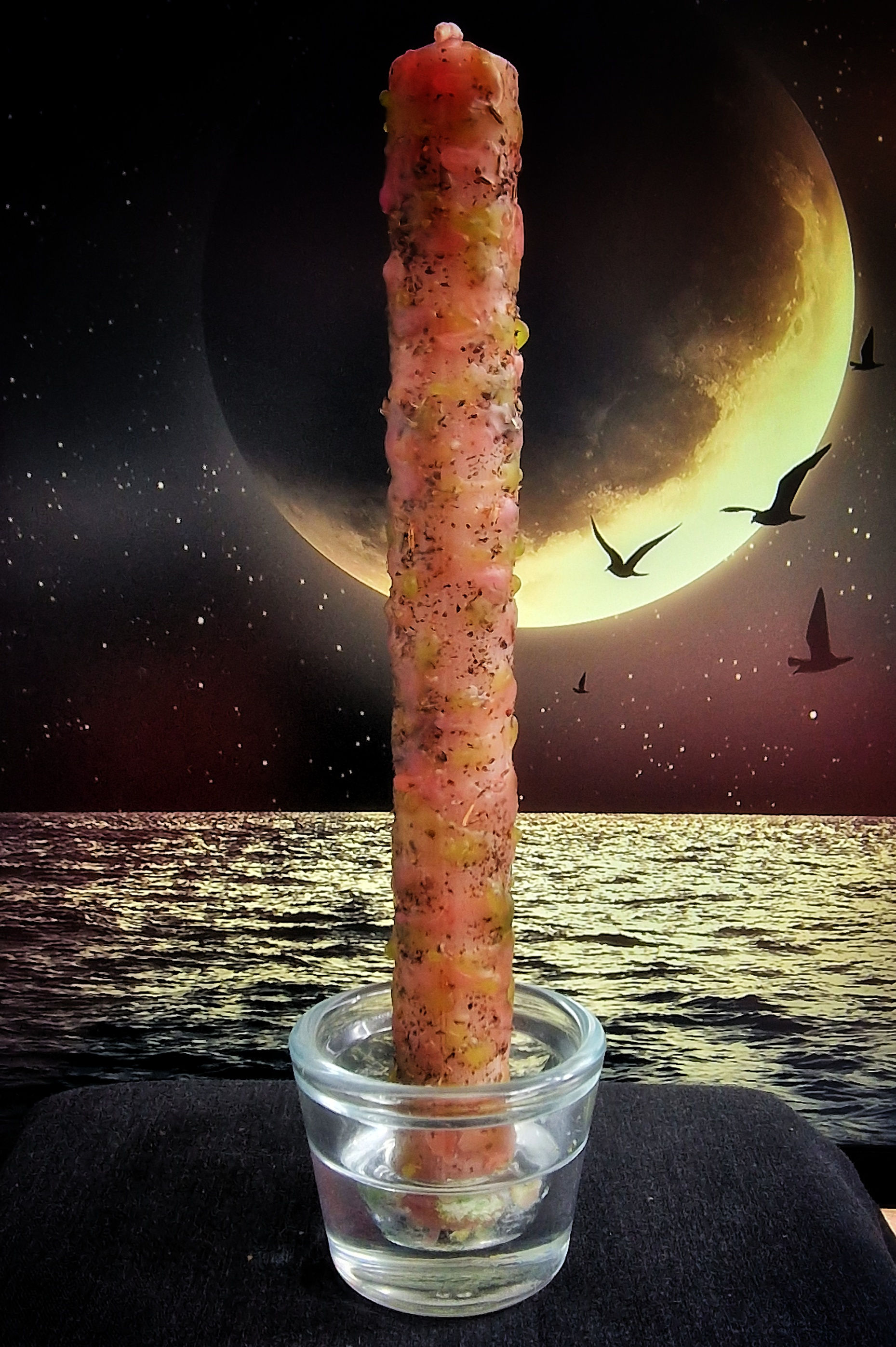 New Moon Ritual Candle