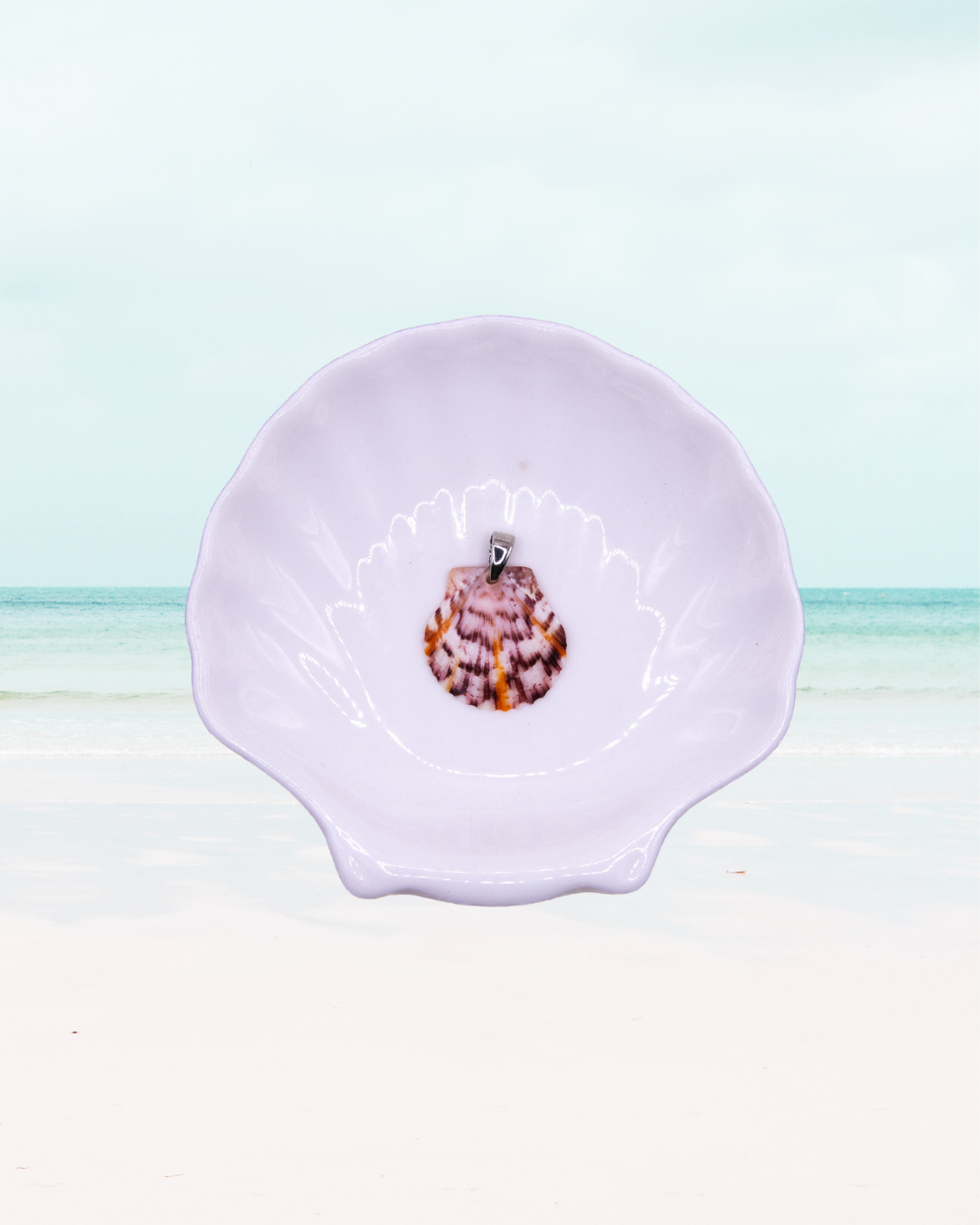 Silver Seashell Necklace