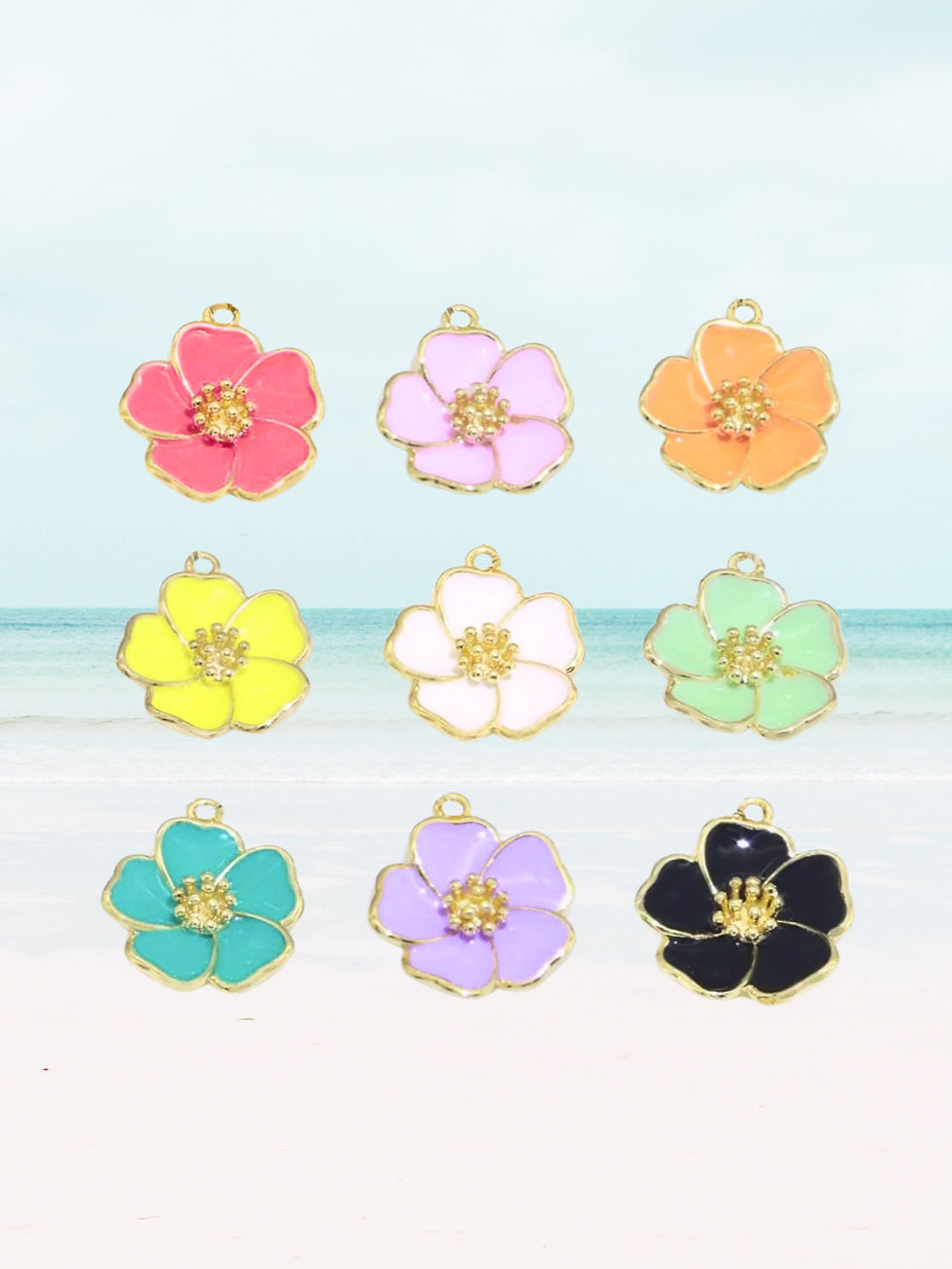 Thumbnail: Green Hibiscus Flower Necklace