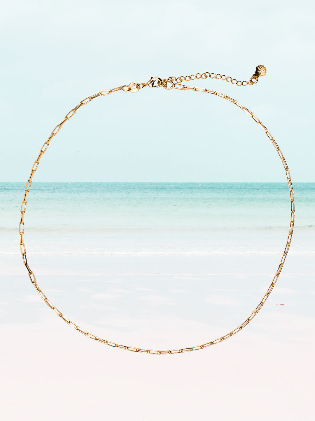 Gold Paperclip Chain