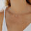 Thumbnail: Silver Dainty Pearl Necklace
