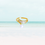 Thumbnail: Gold Frosted Pearl Ring