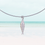 Thumbnail: Silver Scaled Fish Necklace