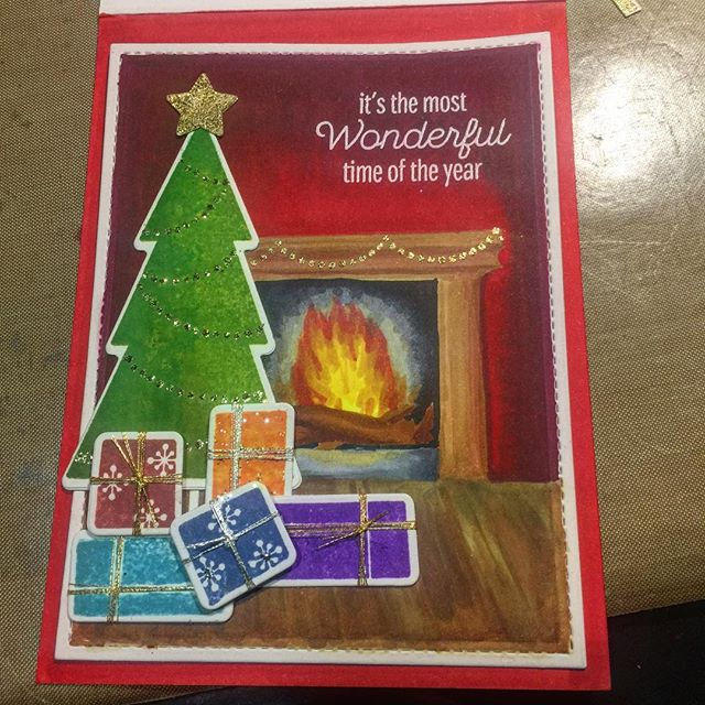 Thanks to #mftstamps awesome sale the other day, I can get an early start on #xmascards.jpg