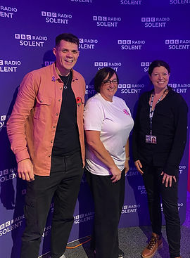 Sharon and Kent promote the KLSF with our first Radio Interview