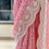 Thumbnail: SHIMMER SILK DESIGNER PARTY WEAR CUTWORK SAREES
