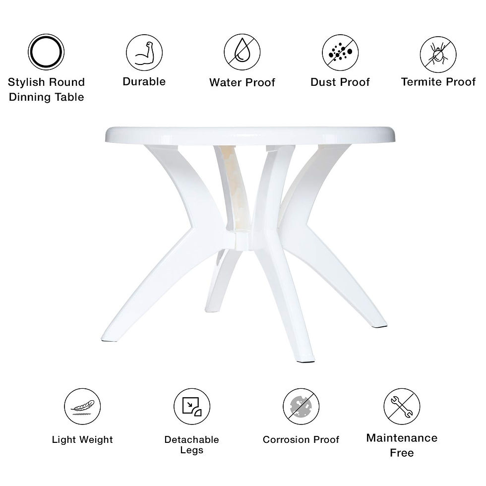 Thumbnail: Plastic Dining Table