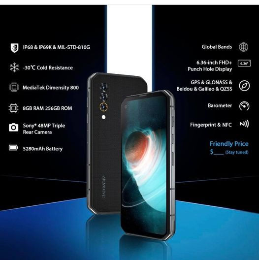 Thumbnail: Blackview BL6000 Pro 5G Ruggedized Smartphone