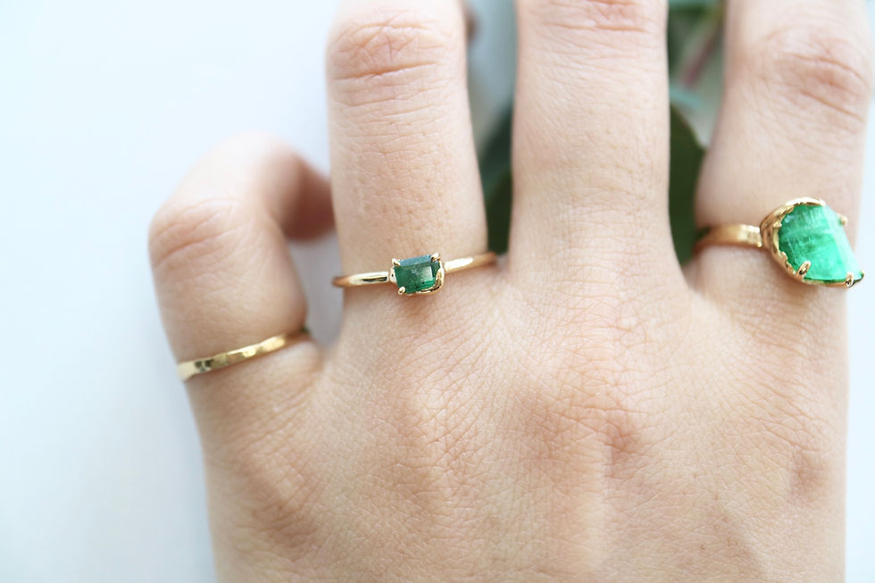 サムネイル： Emerald Ring (20R-13)
