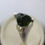 サムネイル： Rough tourmaline SV925 Ring -Green-    (25R-04)