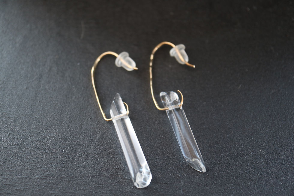 サムネイル： T様ご予約分　Swaying Ice Pierced Earring 