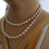 サムネイル： Gradation Freshwater pearl Necklace　（16AW-15）