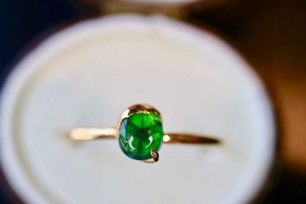 サムネイル： Trapiche Emerald Ring (20R-14)