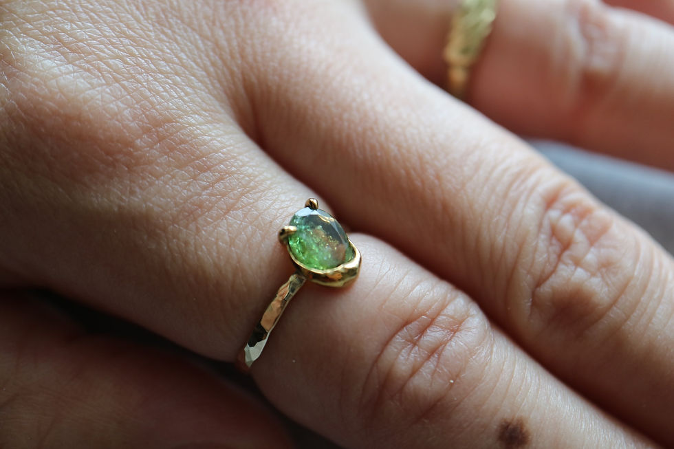 Thumbnail: Tourmaline Ring (green tones) (24R-03)