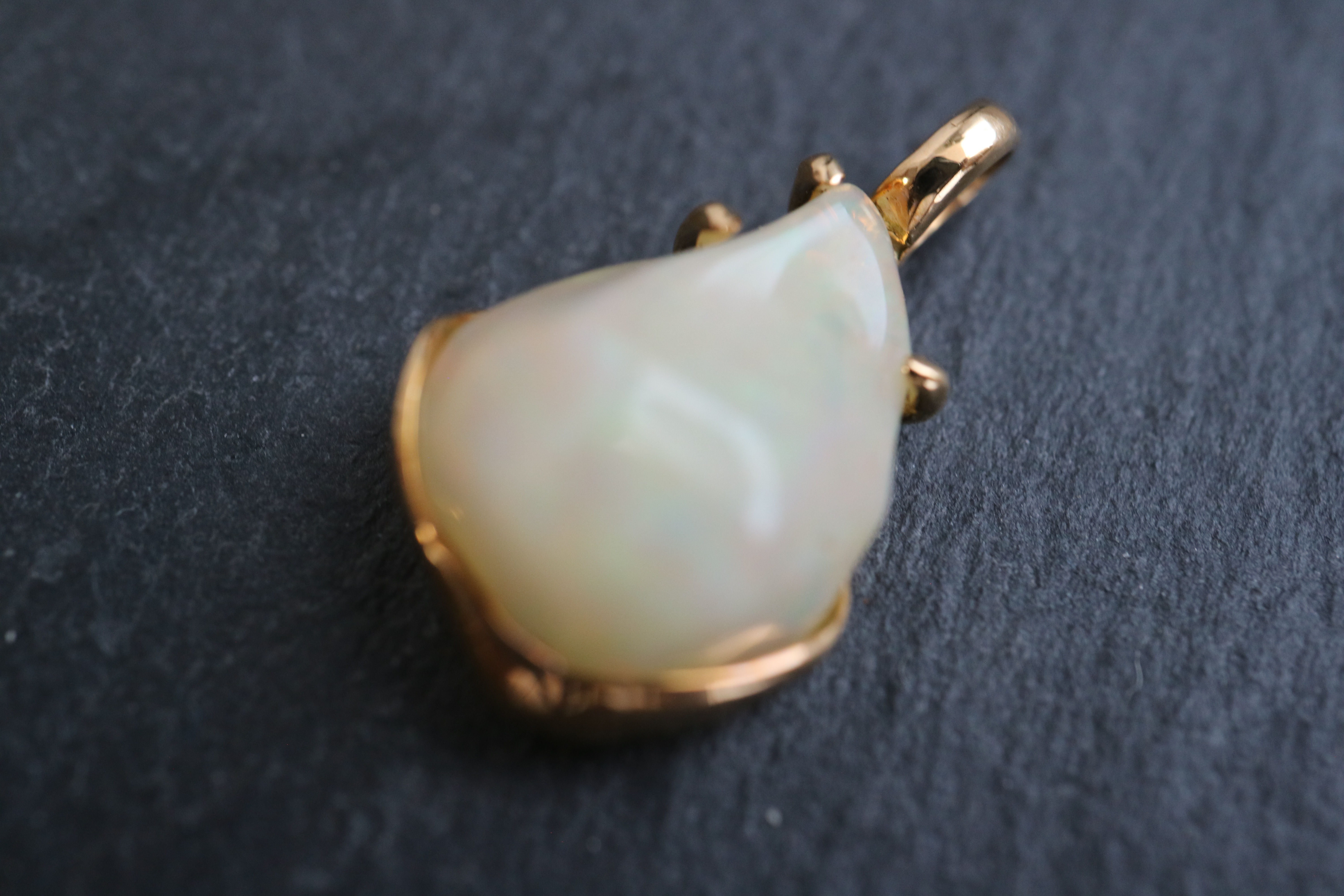 Opal K18 Pendant  top（24PT-03)