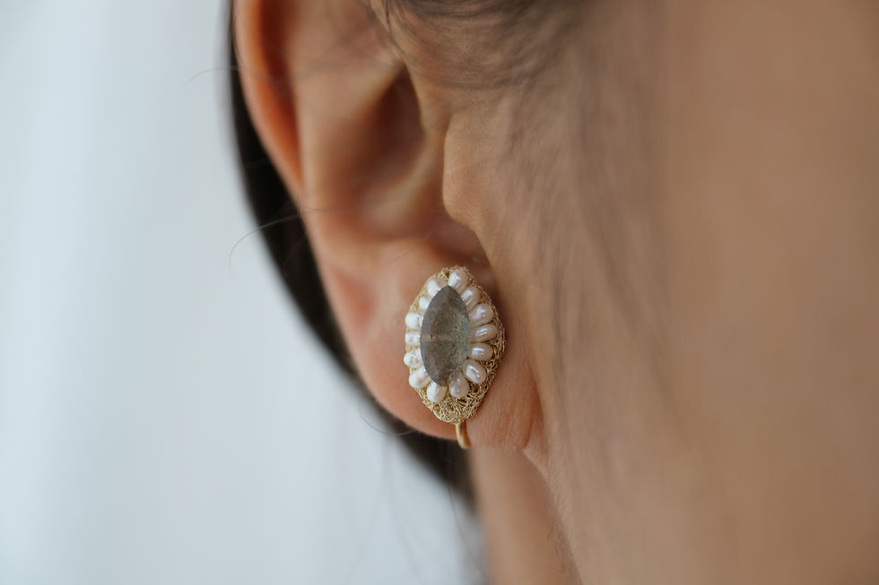 Thumbnail: Labradorite Earrings (20EA-04)