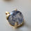Thumbnail: Dumortierite in Quartz  K18 Pendant  top (23PT-01)