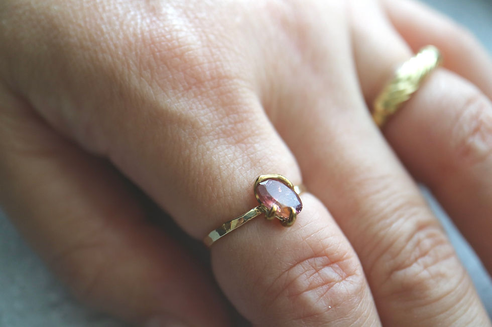 Thumbnail: Tourmaline Ring (red tones)