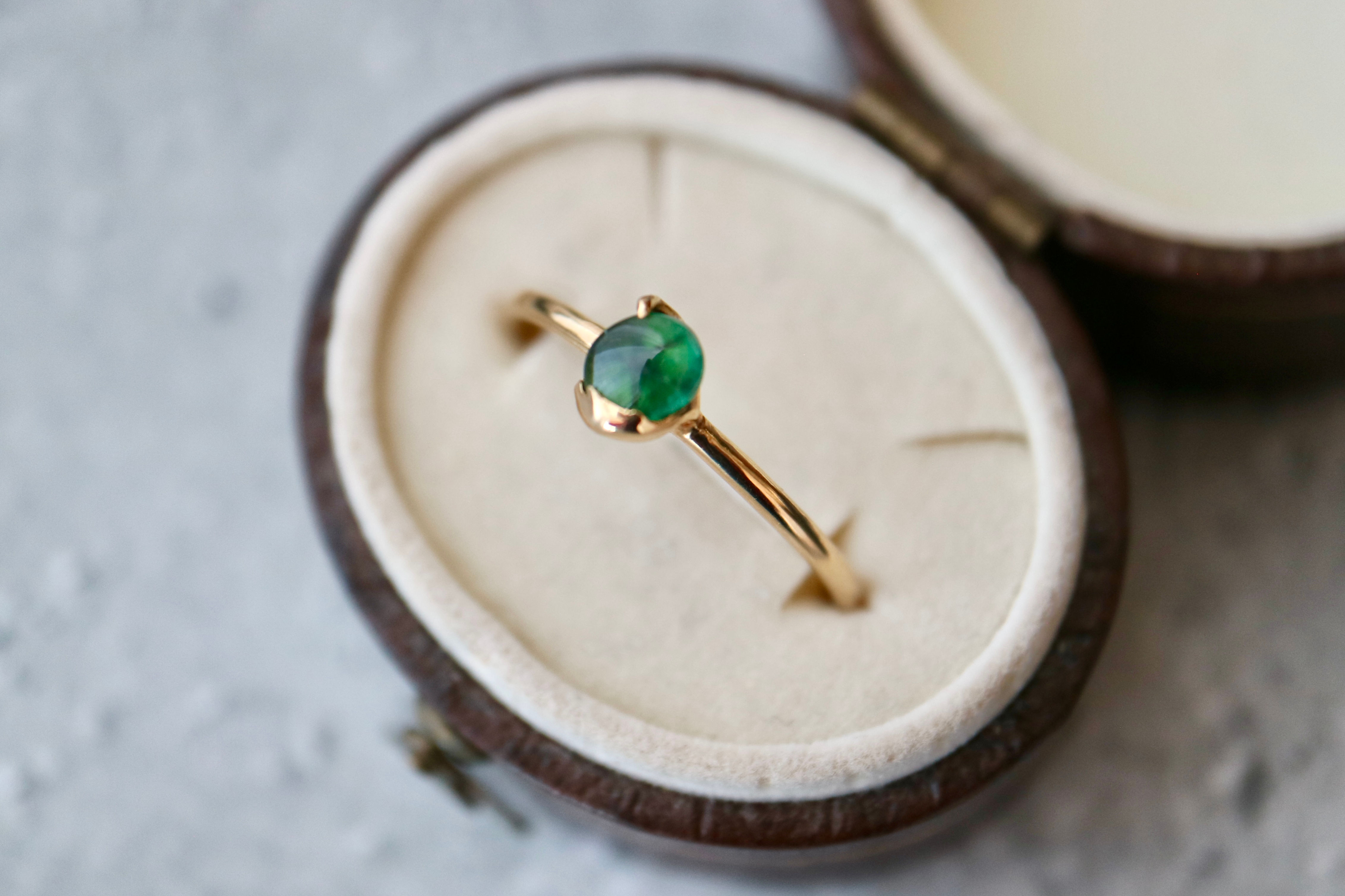 Trapiche Emerald Ring