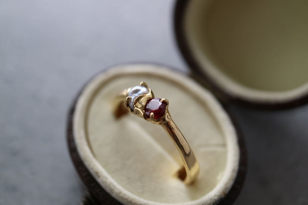 Thumbnail: The Sun &amp;amp; The Moon... Ring of Ruby &amp;amp; Pearl
