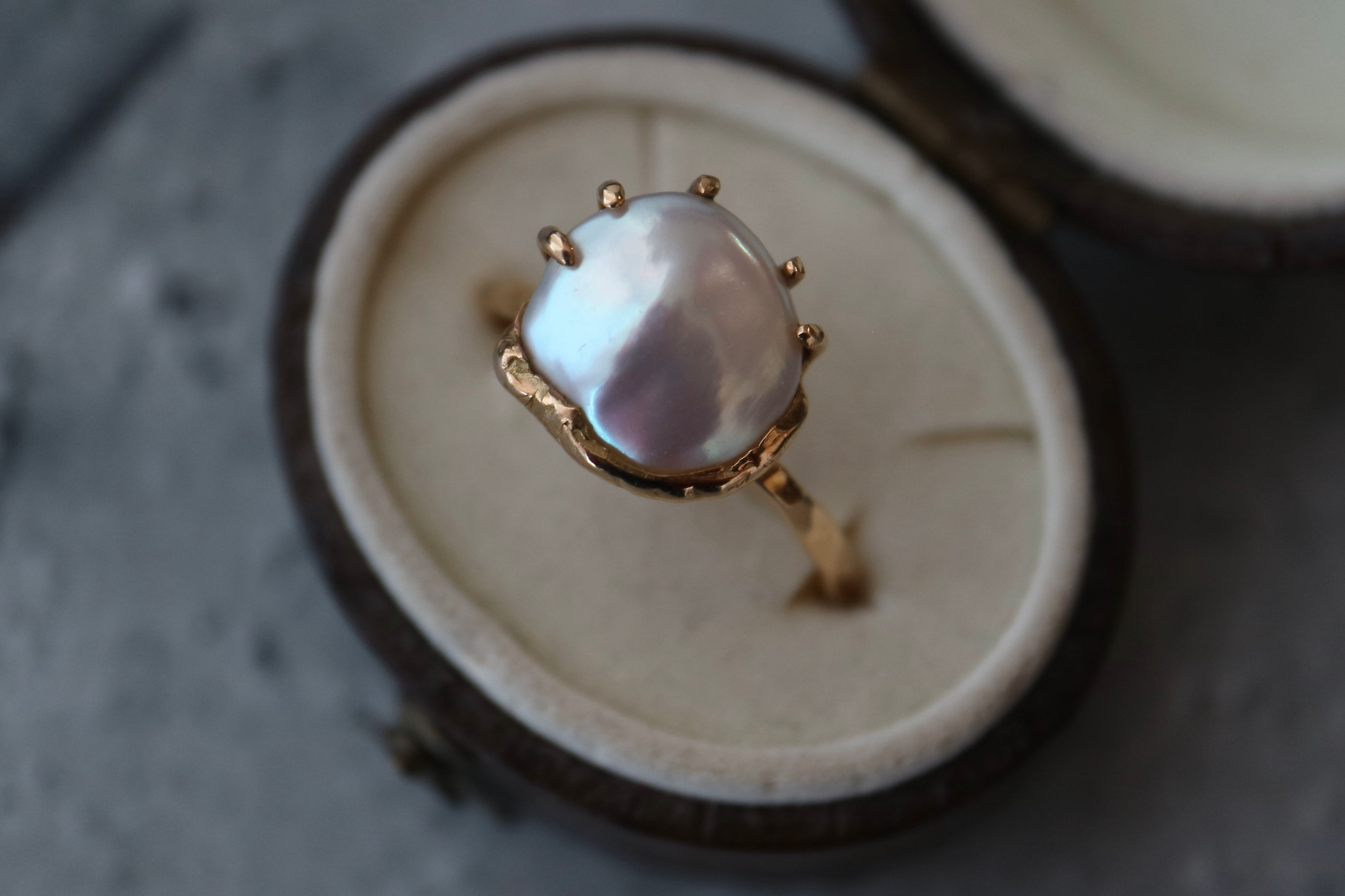 Pearl K18  Ring　 (24R-10)