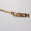 Thumbnail: Rough sapphire Necklace Melted metal Collection