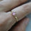 Thumbnail: Pink Rough Sapphire Ring (25R-12)