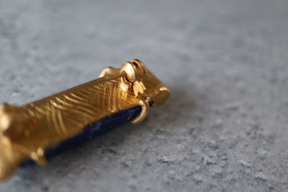 Thumbnail: Lapis Lazuli Brooch-B-  (23BR-21)