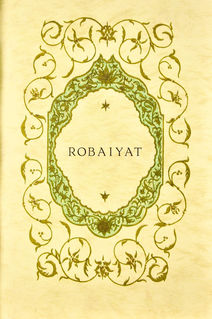 Page de titre du Robaiyat d'Omar Khayyam; ornementation de J.F. Mincet; éditions Pierre de Tartas