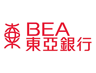 Logo of Bank of East Asia, one of the biggest banks in Hong Kong