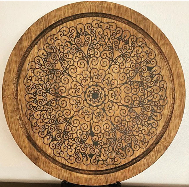 MANDALA WOOD ROUND