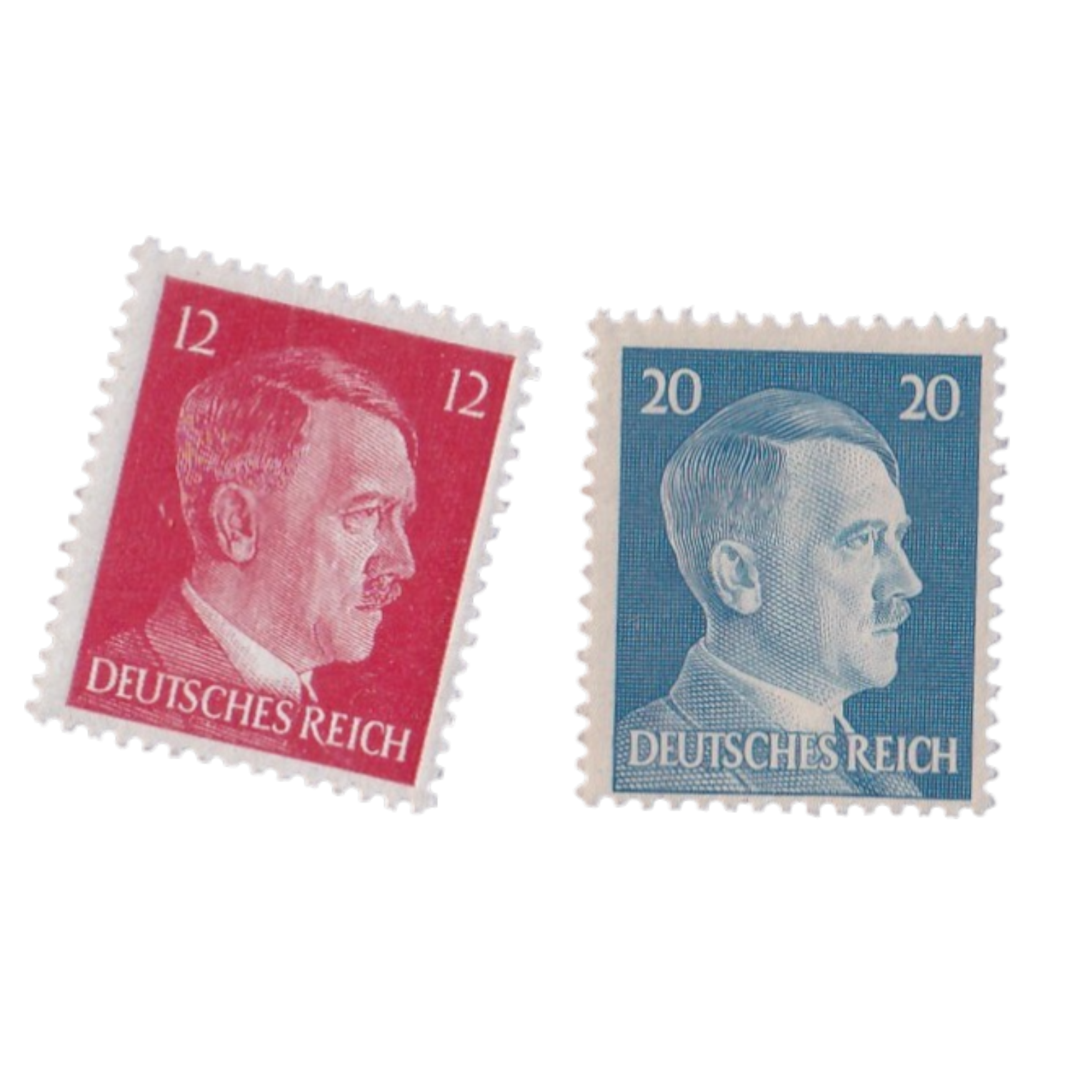 Deutsches Reich 12 Pfennig y 20 Pfennig, serie definitiva Hitler País, Alemania